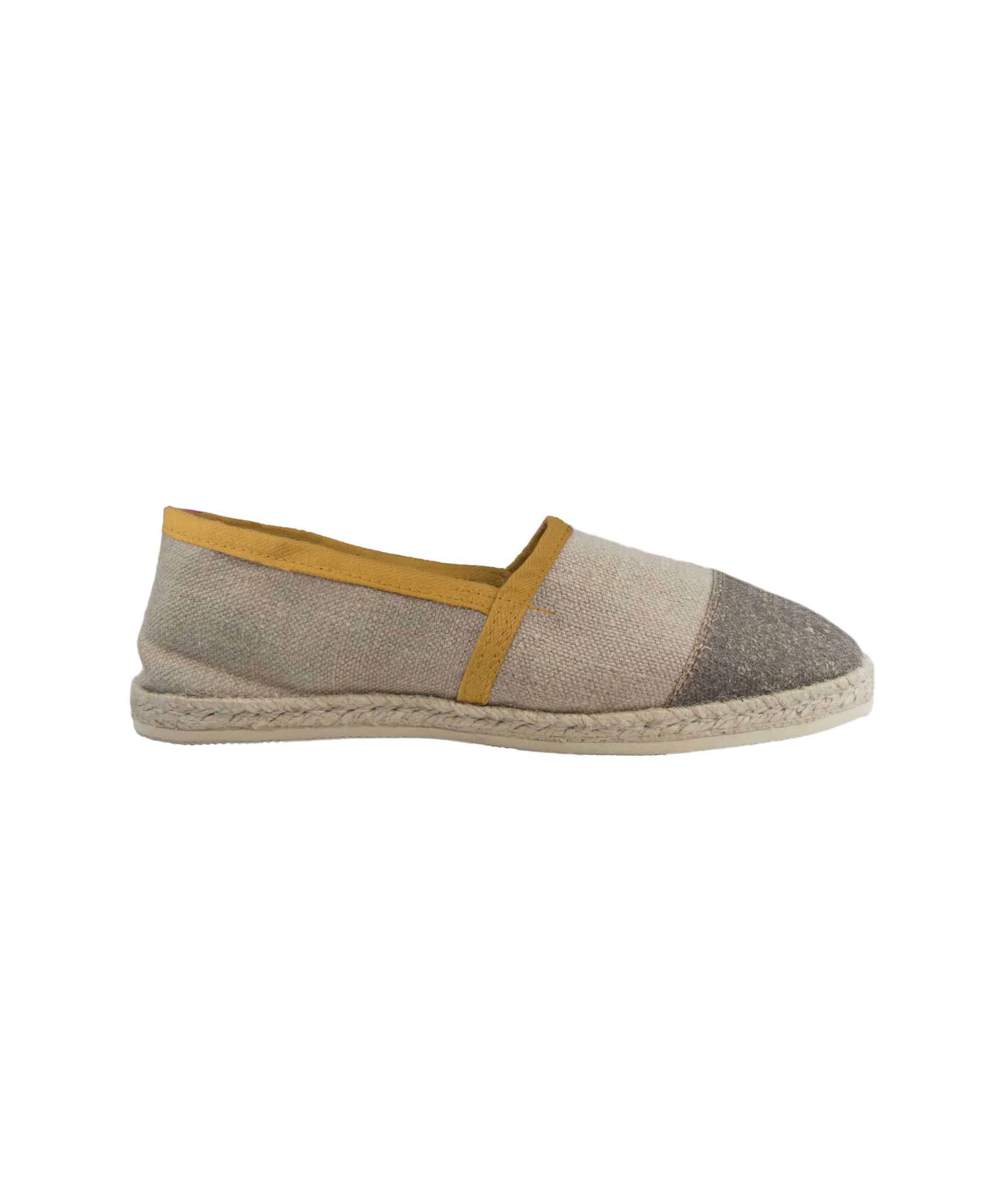 udvide Forord Ruckus Espadrille en lin made in France - Jaune moutarde - Bhallot