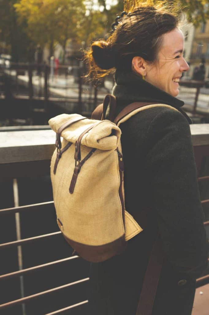 Sac à dos roll top éco responsable