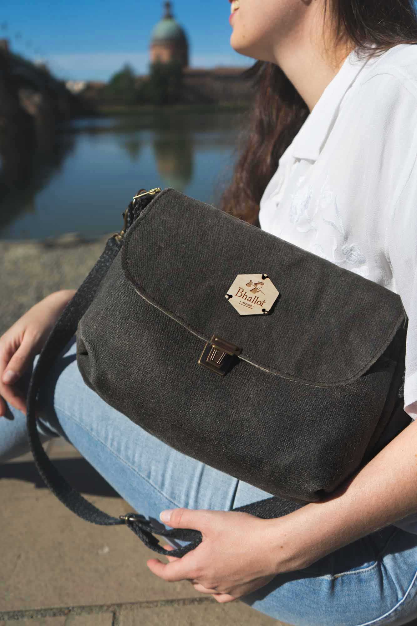 Sac à main bandoulière MADELEINE Fabriqué en France Bhallot