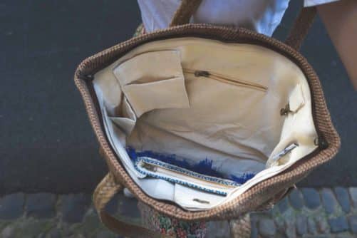 poche modulable intérieur sac à main