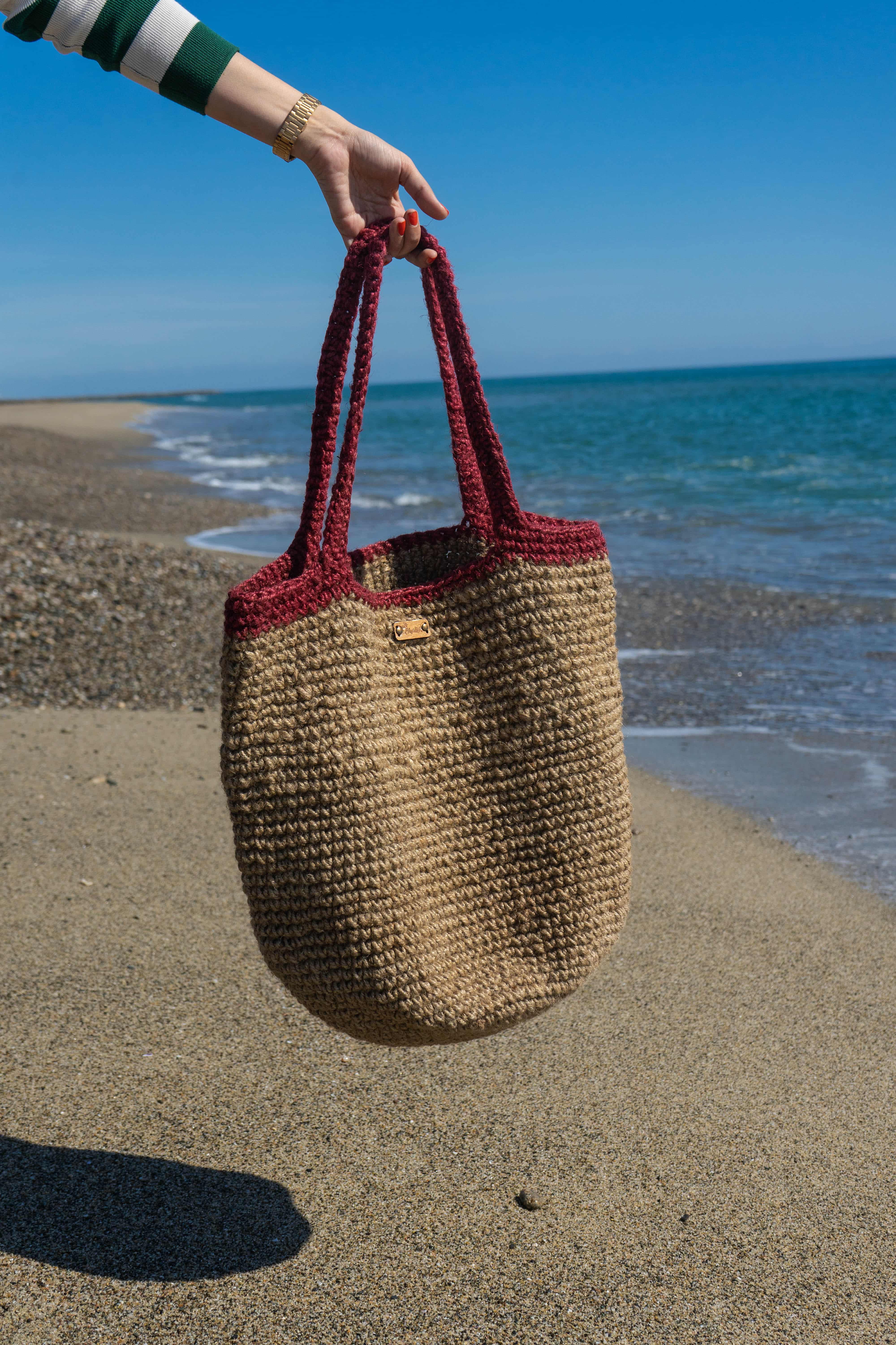 Sac cabas au crochet de jute - Bhali - Bhallot