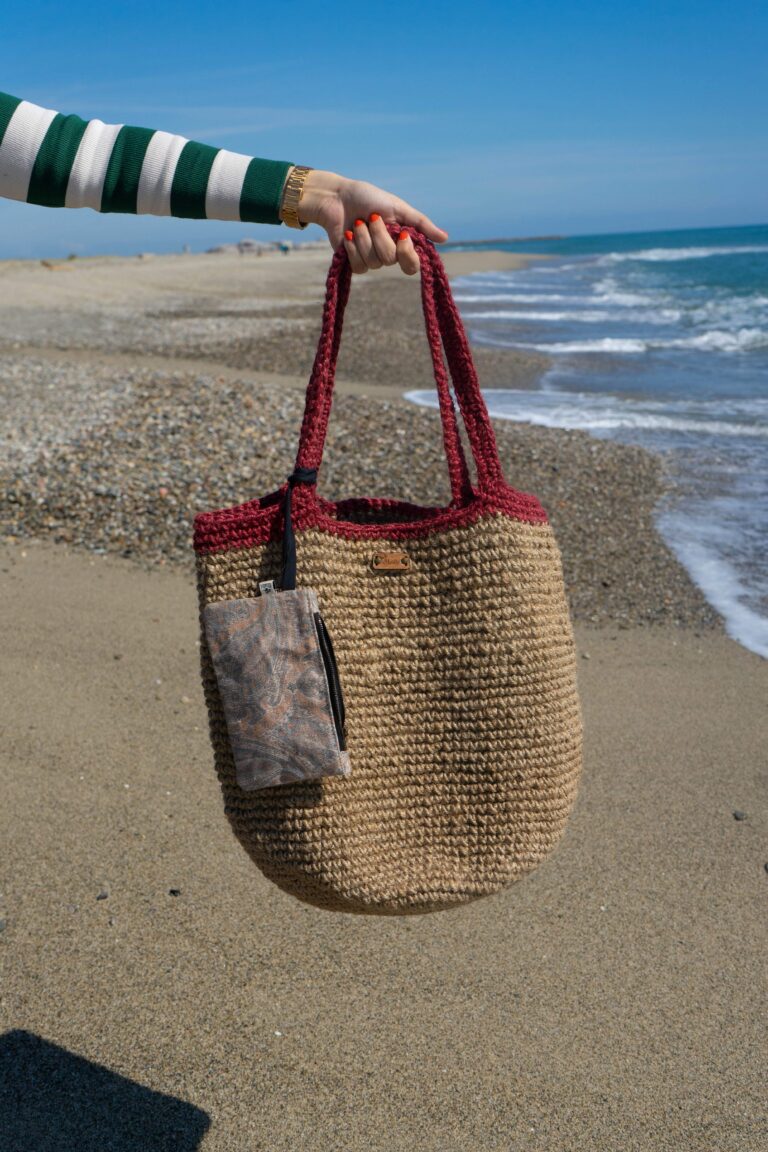 Sac cabas au crochet de jute - Bhali