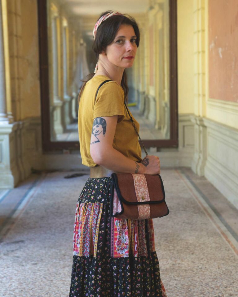 sac à main végétal en lin - alice